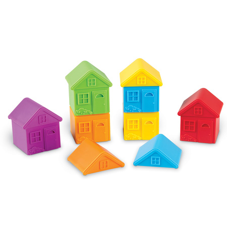 Learning Resources All About Me Sort + Match Houses, Set of 6 3370